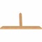 Ekena Millwork Portland Timber Gable Bracket, Western Red Cedar, 84"W x 45"H x 3 1/2"D x 5 1/2"F, 13/12 Pitch GBW084X45X0406POR00SWR - alternate 2